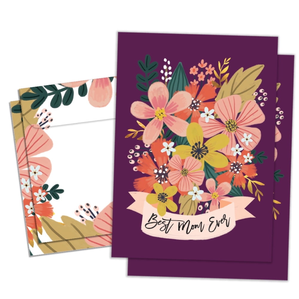 Tree-Free Greetings Mother's Day Greeting Card 2 Pack, 100% Recycled ...