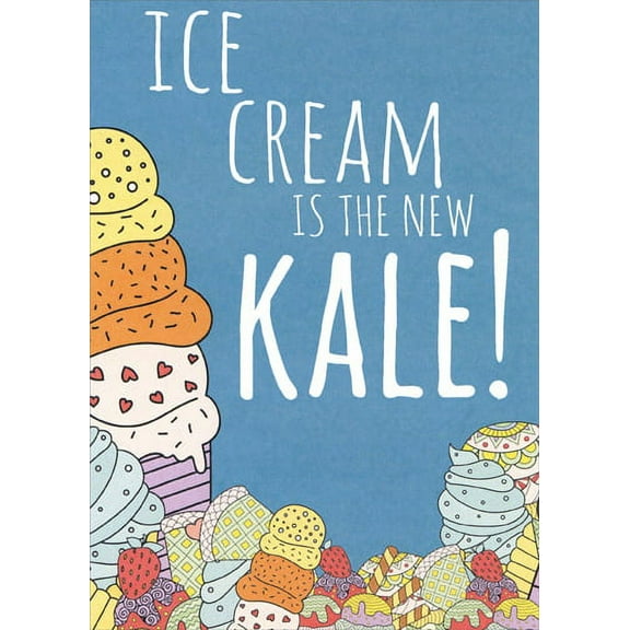 Tree-Free Greetings New Kale Funny / Humorous Birthday Card
