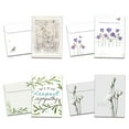 thumbnail image 1 of Tree-Free Greetings Sympathy Greeting Card 16 Pack, 100% Recycled Paper, 5x7, Thinking of You Floral (GP54074), 1 of 7