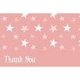 thumbnail image 1 of Tree-Free Greetings Thank You Greeting Card 12 Pack, 100% Recycled Paper, 4x6, Pink Rainbow Baby Shower (TK61358), 1 of 7