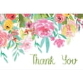 thumbnail image 1 of Tree-Free Greetings Thank You Greeting Card 12 Pack, 4x6, Spring Floral Wedding (TK61338), 1 of 7