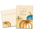 thumbnail image 1 of Tree-Free Greetings Thanksgiving Greeting Card, 5x7, Thankful Pumpkins (GO63066), 1 of 7