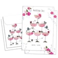 thumbnail image 1 of Tree-Free Greetings Wedding Greeting Card 2 Pack, 100% Recycled Paper, 5 x 7, Champagne Piled High (GT65670), 1 of 5