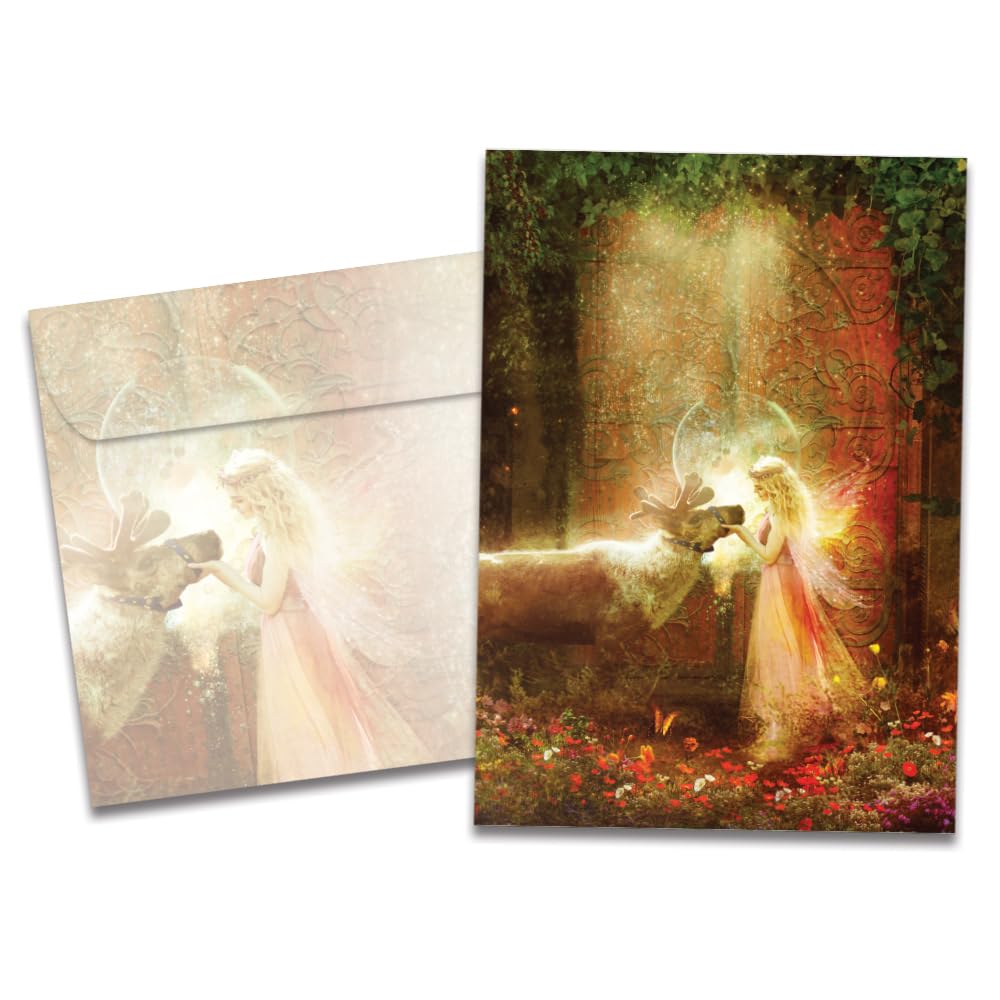 Tree-Free Greetings Winter Solstice Cards - 10 Artful Cards With Envelopes, 5x7, Recycled Paper