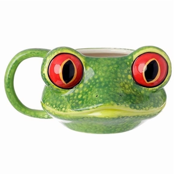 Tree Frog 3D Ceramic Mug – Novelty Animal Coffee Cup for Tea, Hot Chocolate & Drinks