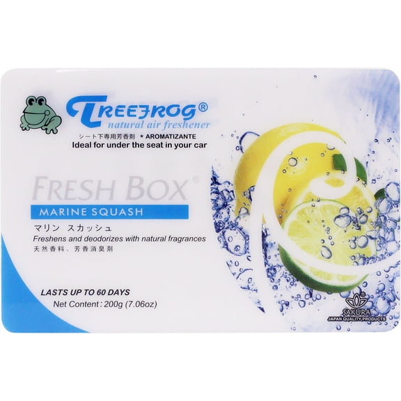 Tree Frog Natural Air Freshener 200g Jumbo Size Marine Squash Blue
