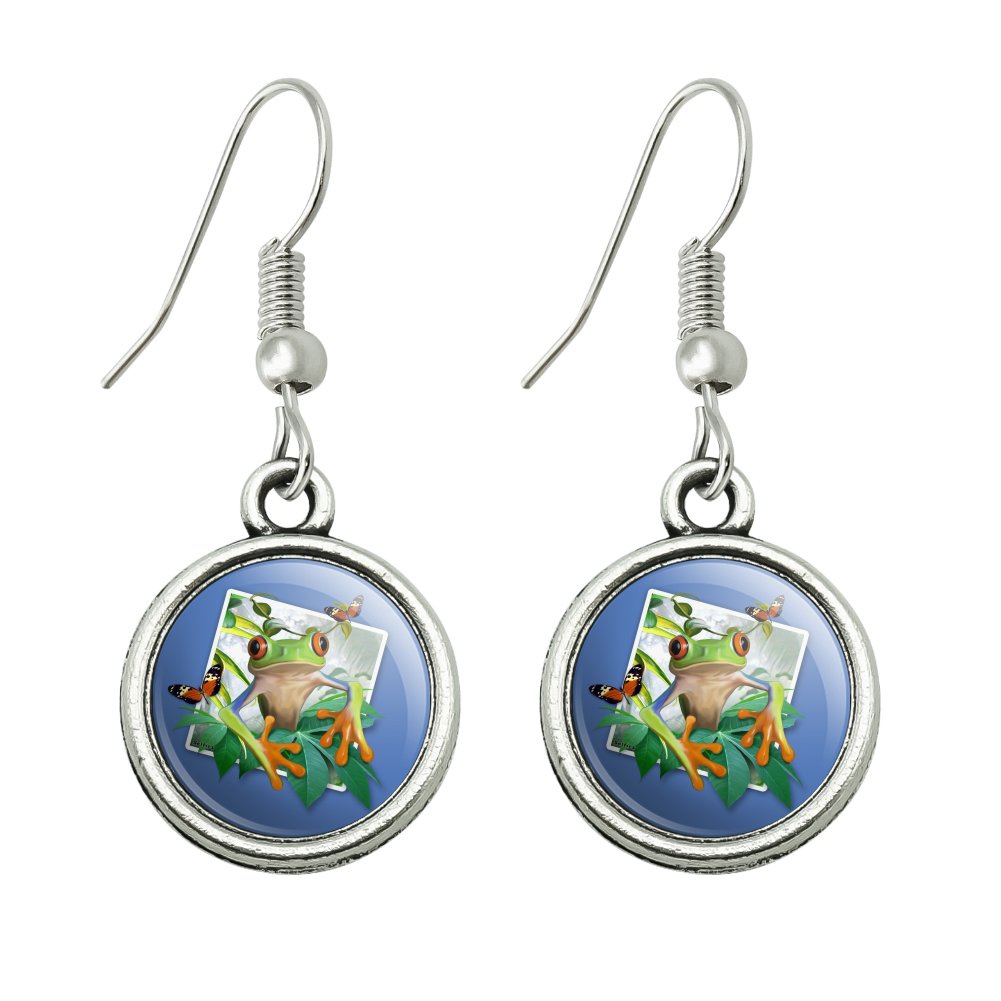 Tree Frog Selfie Picture Rainforest Novelty Dangling Drop Charm ...