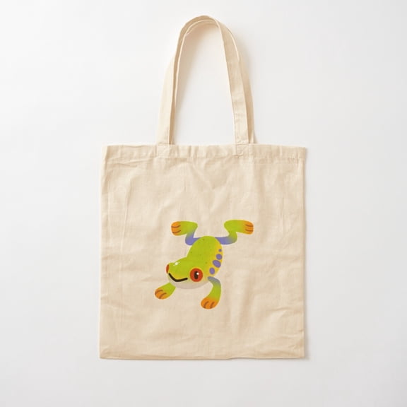 Tree Frog Style 002 Canvas Tote Bags, Reusable Shopping Bag
