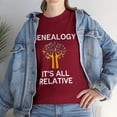 thumbnail image 1 of Tree Genealogy It's All Relative, Ancestry, Family History T-Shirt, 1 of 2