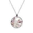 thumbnail image 1 of Tree Glass Circular Pendant Necklace - Women's Jewelry, 1 of 5