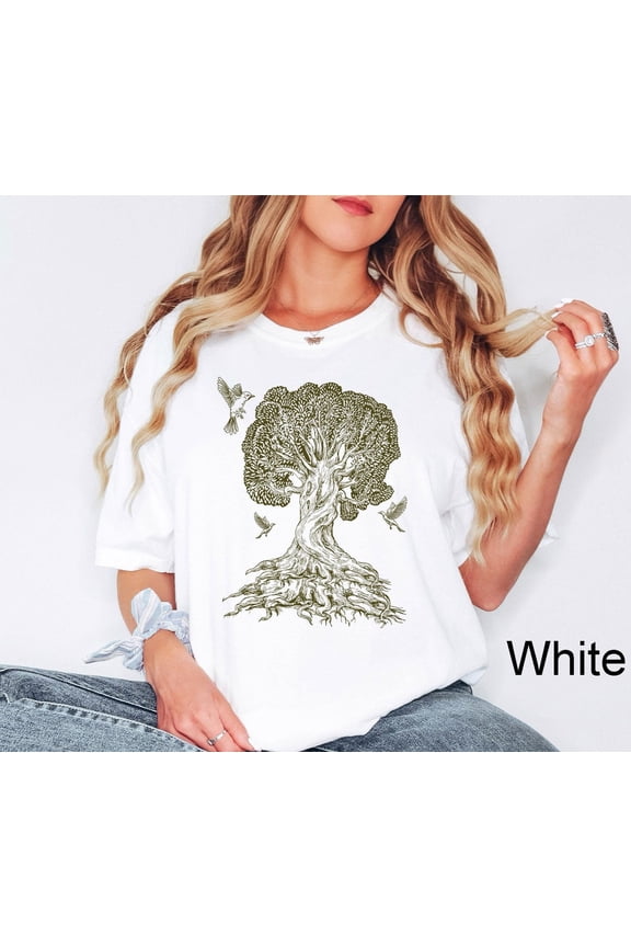 Tree Gnarled Tree Men S Graphic Tee Tree Of Life Scatterbrain T-Shirt