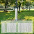thumbnail image 1 of Tree Guards, PP Protectors, Tree Sleeves, Corrugated Plastic Design, for Saplings Plants Gardens, Bark Protection from Animals | White KTFgvq, 1 of 8