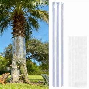 Tree Guards Trunk Protector for Iguana, Iguana Tree Wrap Tree Trunk Protector Guard for Iguana Prevention Climbing Trees with Tape Reusable Tree-Safe Guard (48" x 16")