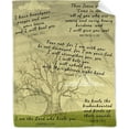 thumbnail image 1 of Tree Healing Scripture Bible Verse Fleece Throw Sympathy Prayer Blanket Religious Christian Inspirational Gifts for Women Friends - 40''x50'', 1 of 5