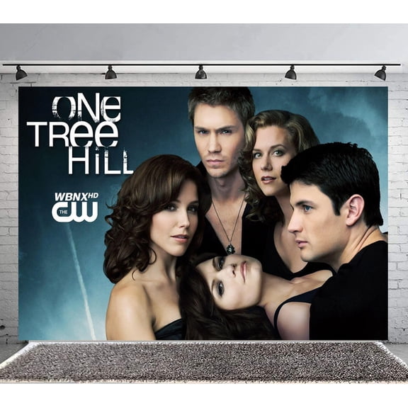 Tree Hill Backdrop Banner Party Supplies Poster Movie Theme Background for Photography Birthday Decorations