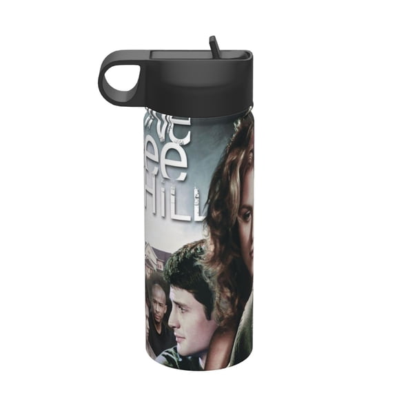 Tree Hill Kids Insulated Water Bottle With Straw - 18 Oz Stainless Steel Double Wall Vacuum Cup, Leakproof, Bpa Free, Suitable For Boys And Girls