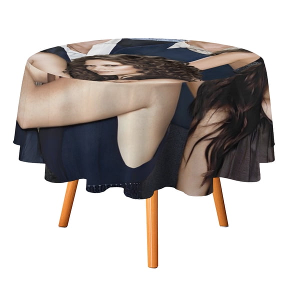 Tree Hill-Theme Round tablecloth has an iconic print, fits most tables, and is easy to care for perfect gifts for fans friends and family.diameter60''(152cm)