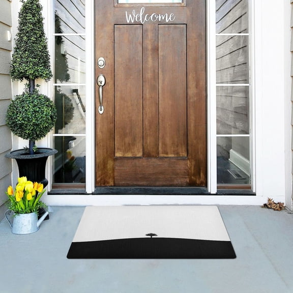 Tree Hill Versatile Absorbent Door Mat, Non-Slip, Easy to Clean 32''x20''
