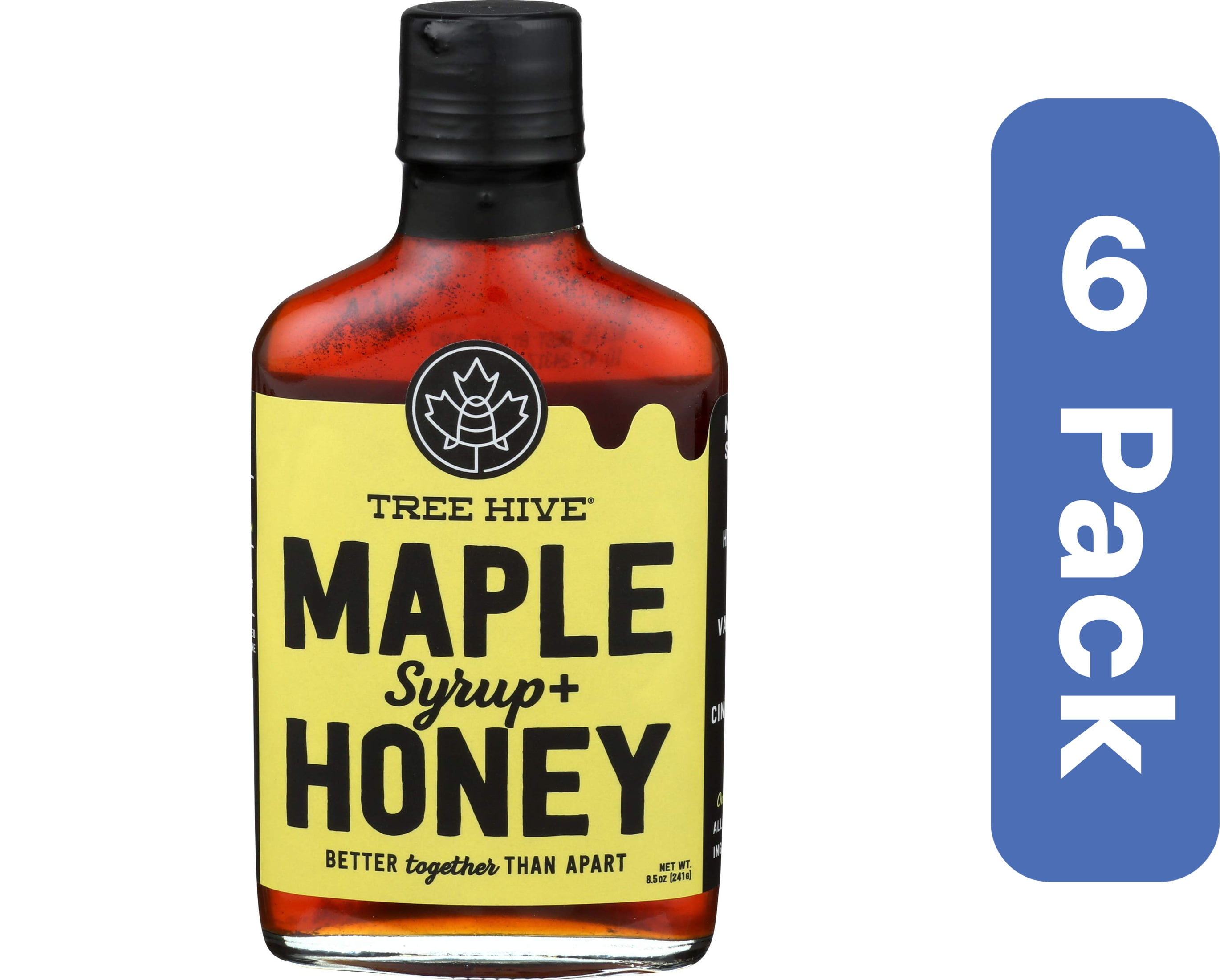 Tree Hive Maple Honey Syrup 8.5 oz (Pack of 6)