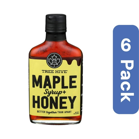 Tree Hive Maple Honey Syrup 8.5 oz (Pack of 6)