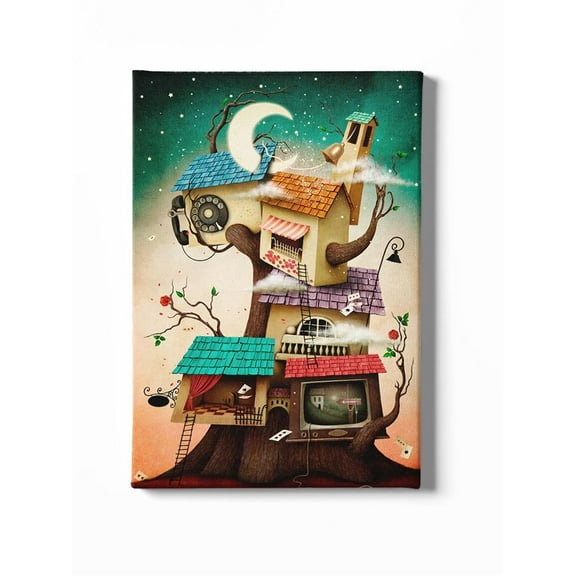 Tree Houses 20x30 Canvas -Image by Shutterstock,