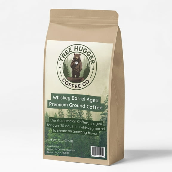 Tree Hugger Coffee Co - Whiskey Barrel Aged - Specialty Grade Ground Coffee