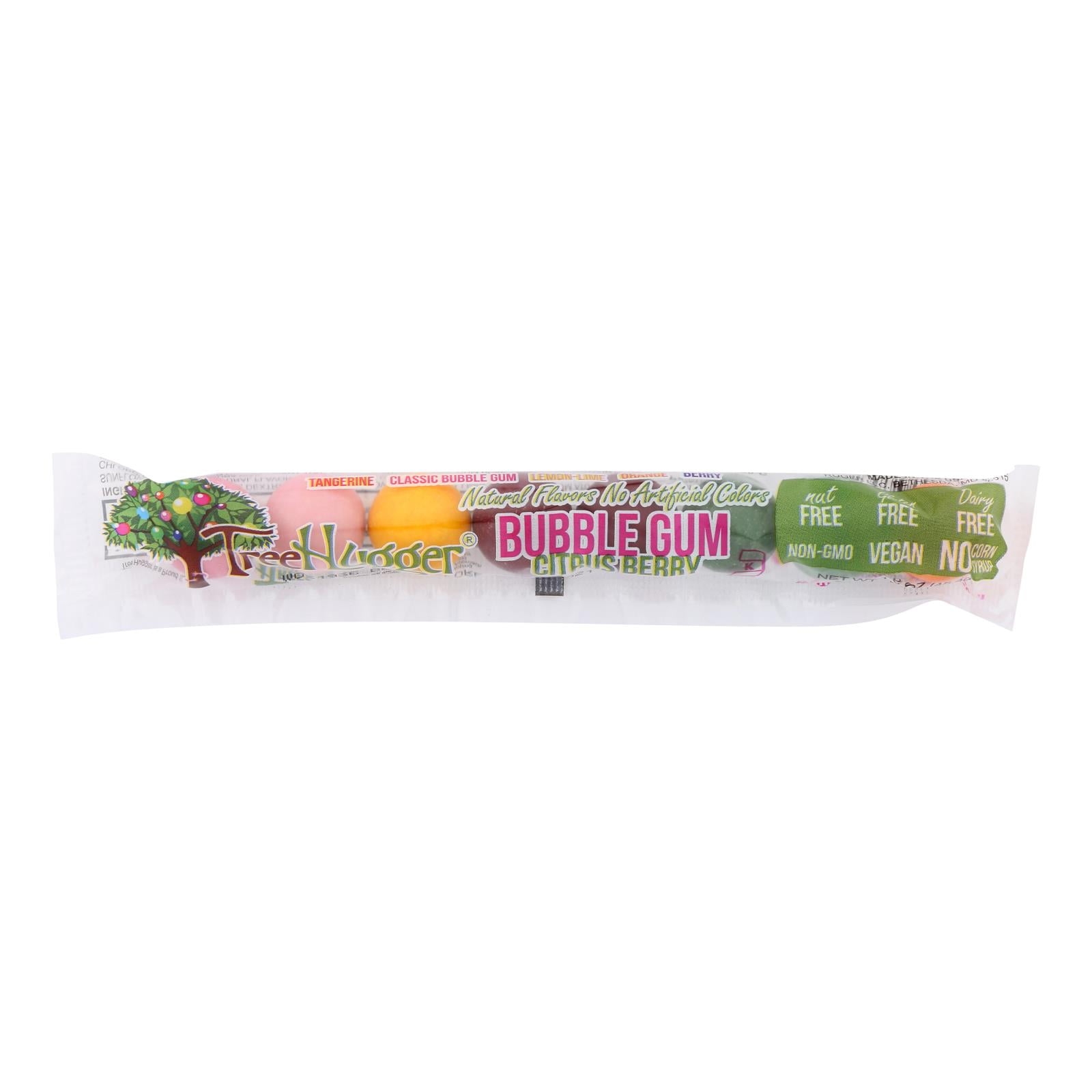 Tree Hugger Gum Bubble Citrus 8 Ct Tube 1.6 oz (Pack of 12)