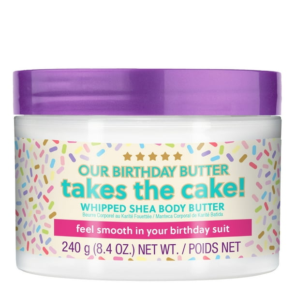 Tree Hut Birthday Cake Whipped Shea Body Butter, Lightweight Hydration