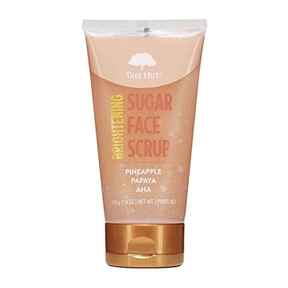 Tree Hut Brightening Pineapple & Papaya Face Scrub, 7.4 oz