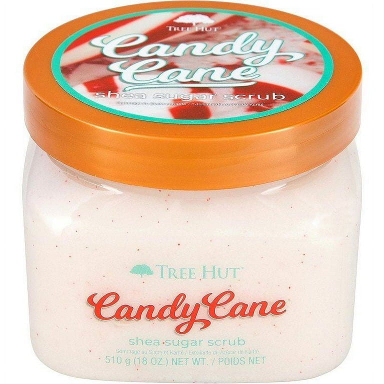 Tree Hut Candy Cane Mint Shea Sugar Scrub 18oz - Walmart.com