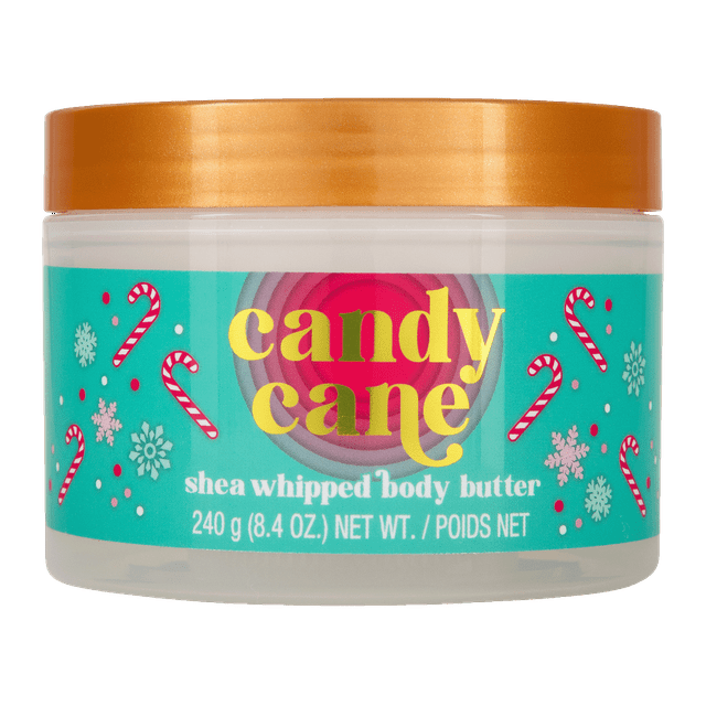 Tree Hut Candy Cane Whipped Shea Body Butter, 8.4 oz