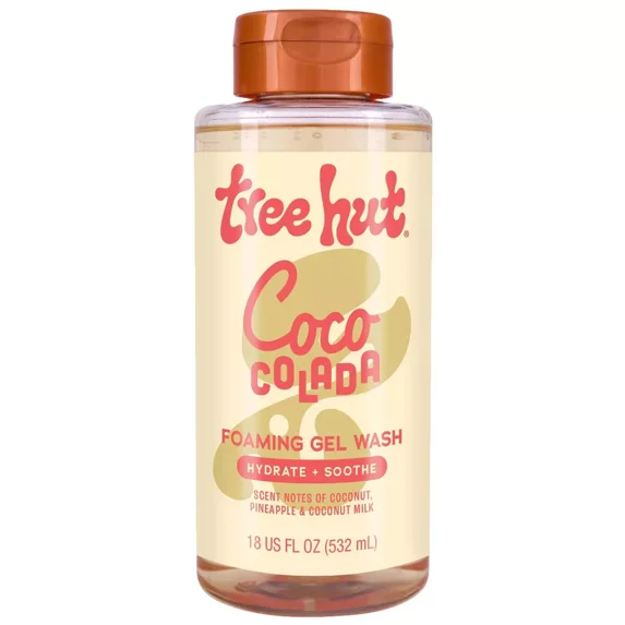 Tree Hut Foaming Gel Wash - Coco Colada - 18 oz (Packaging May Vary)