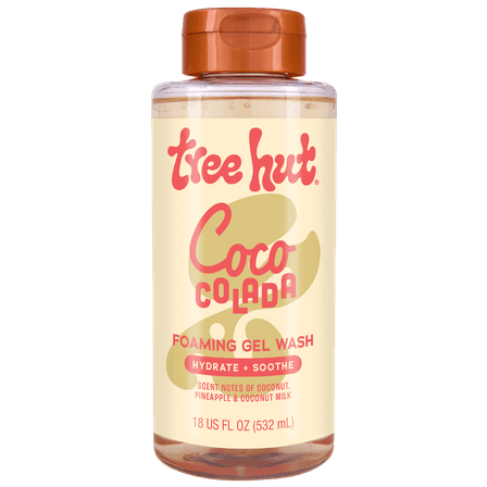 Tree Hut Coco Colada Foaming Gel Body Wash, 18 fl oz