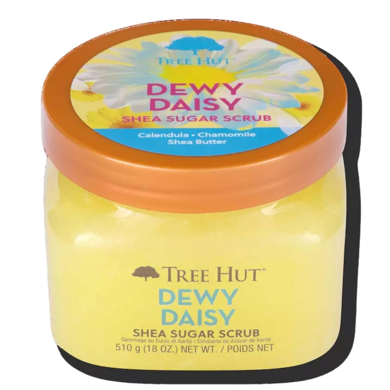 Tree Hut Dewy Daisy Shea Sugar Body Scrub Exfoliating, Hydrating