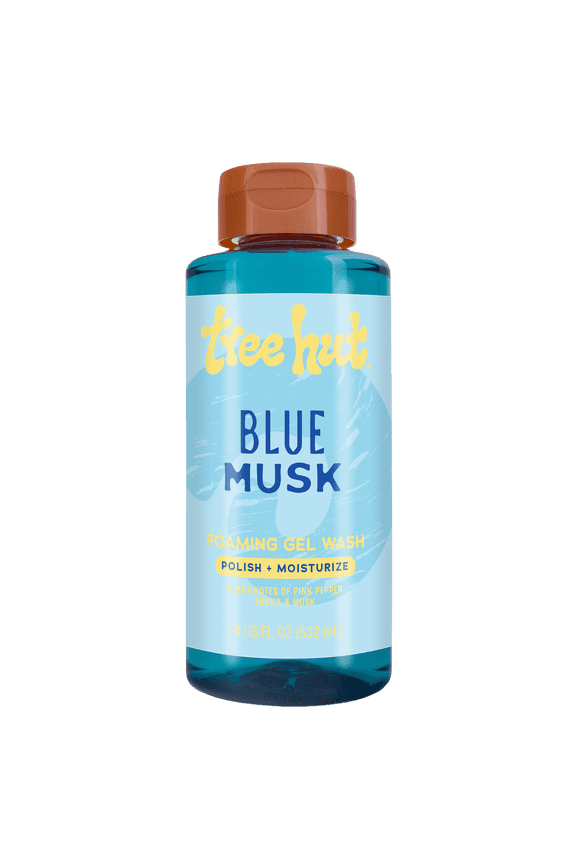 Blue Musk Foaming Gel Body Wash, 18 fl oz