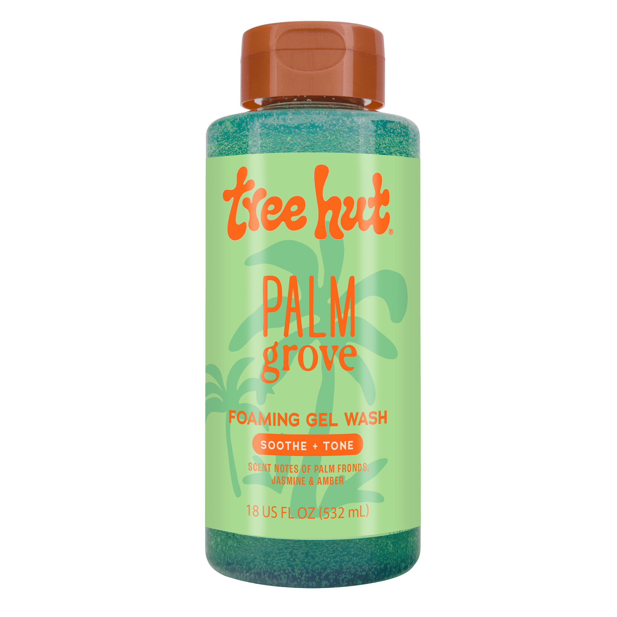 Tree Hut Palm Grove Foaming Gel Body Wash, 18 fl oz