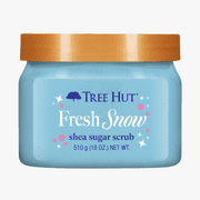 Tree Hut Fresh Snow Shea Sugar Scrub, 18 oz