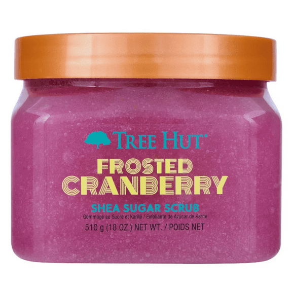 Tree Hut Frosted Cranberry Shea Sugar Body Scrub - 18oz