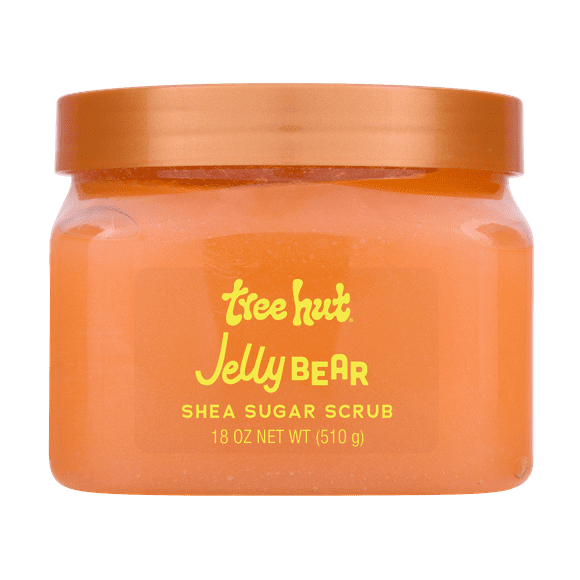 Tree Hut Jelly Bear Exfoliating Shea Sugar Body Scrub, 18 oz