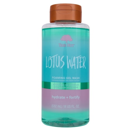 Tree Hut Lotus Water Hydrating Foaming Gel Wash, 18 fl oz.