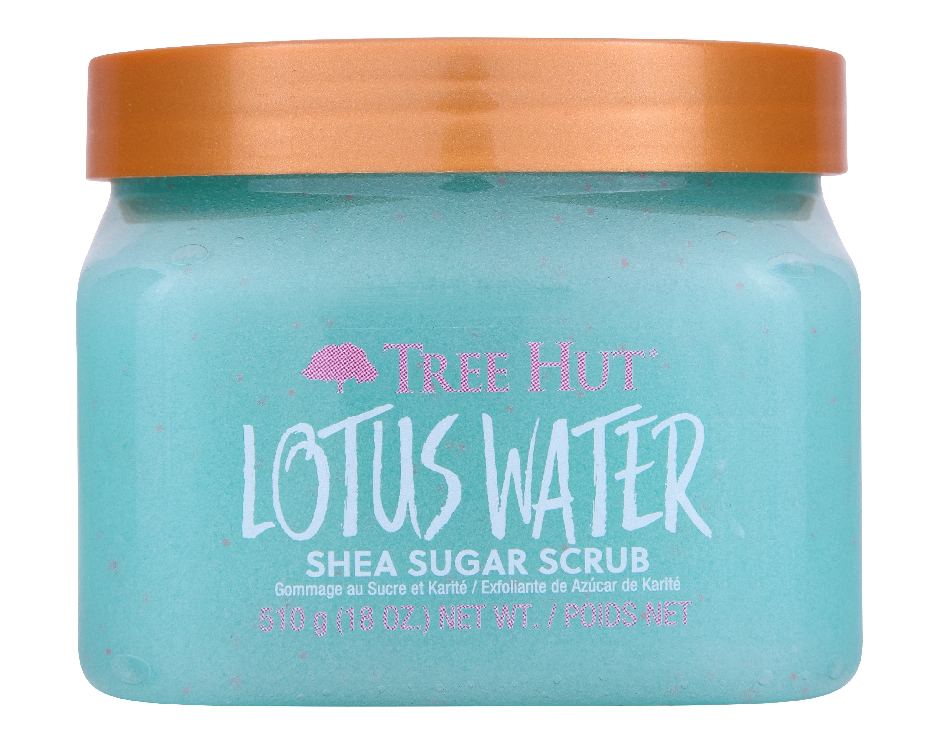 Tree Hut Lotus Water Shea Sugar Body Scrub, 18 oz