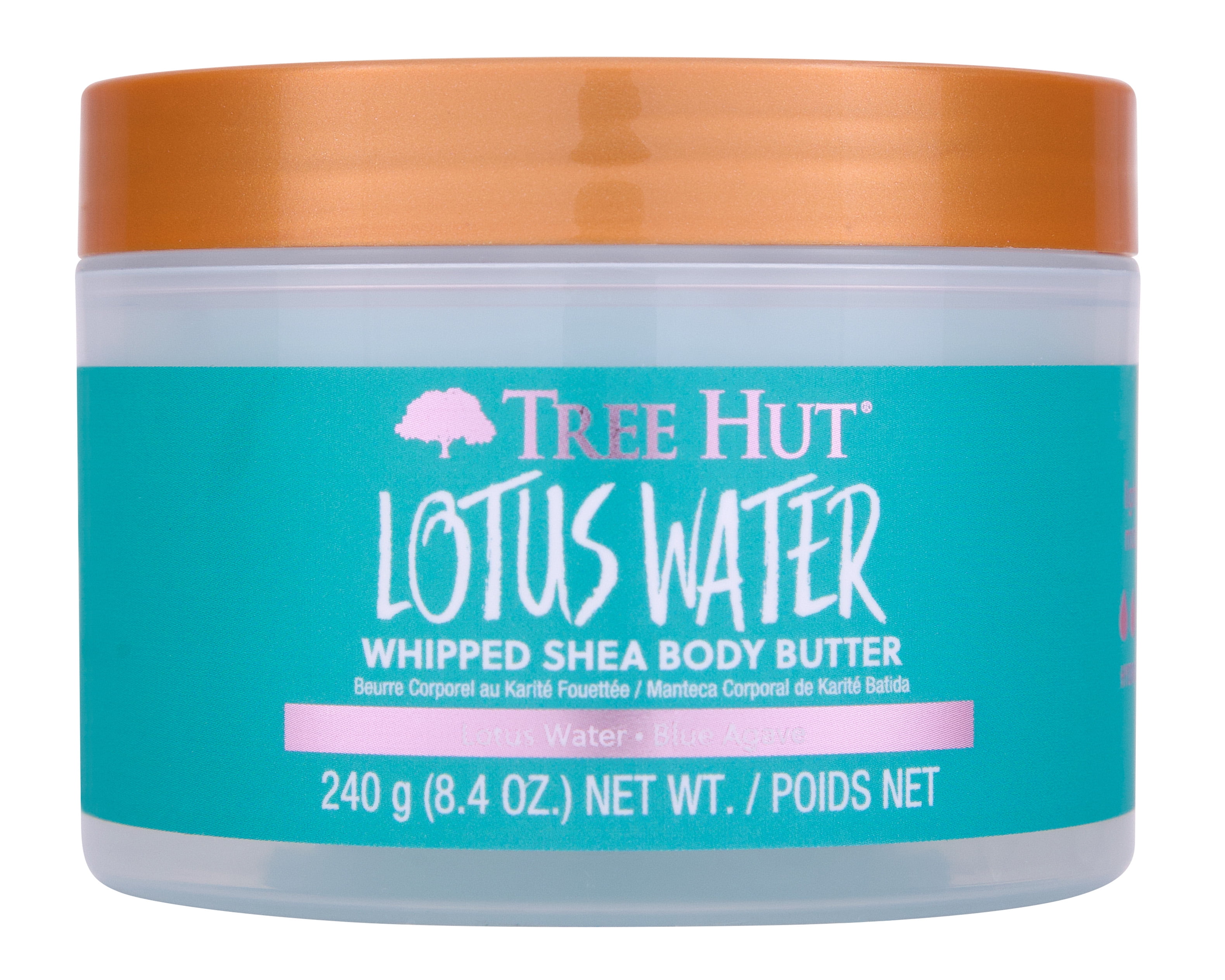 Tree Hut Lotus Water Whipped Shea Body Butter, 8.4 oz