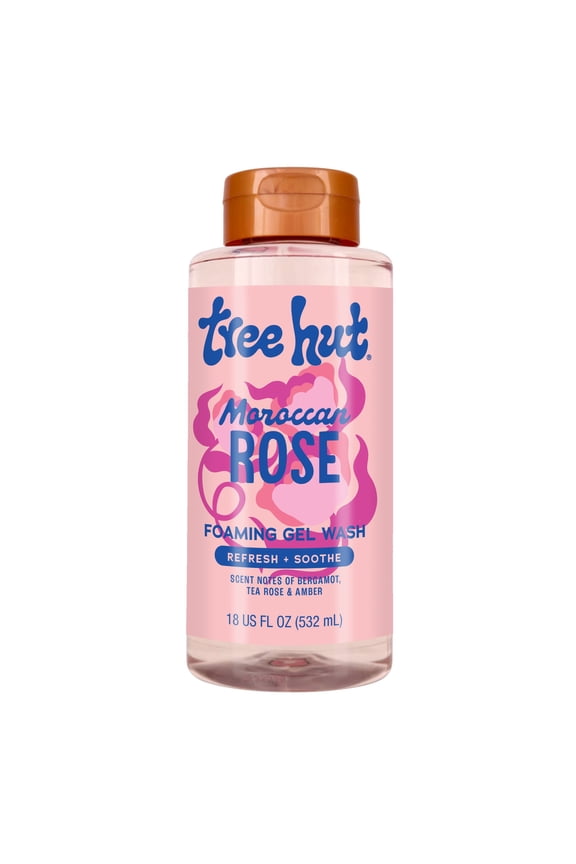 Moroccan Rose Foaming Gel Body Wash, 18 fl oz