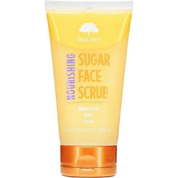 Tree Hut Nourishing Banana & Oat Sugar Face Scrub, 7.4 oz