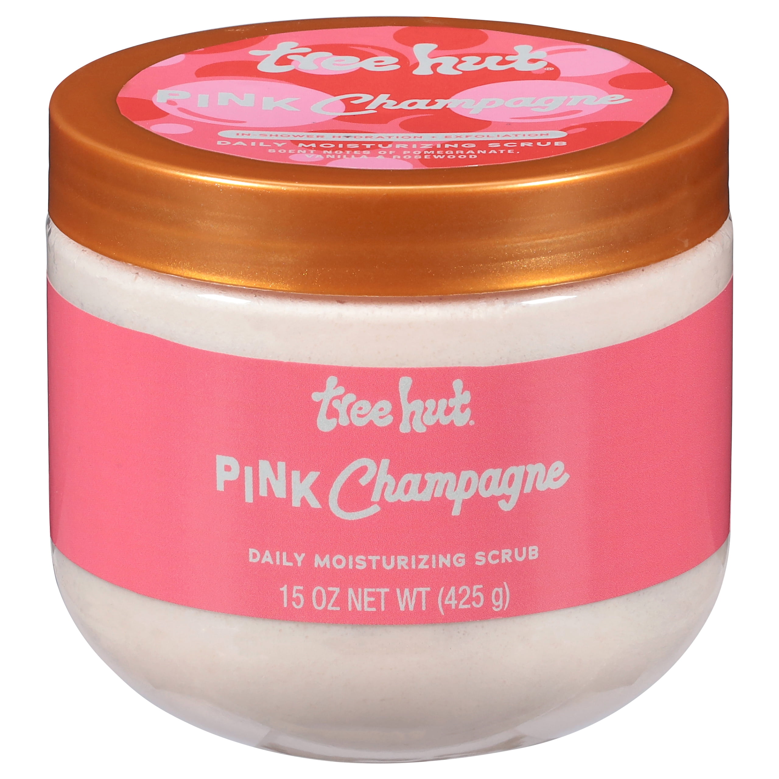 Tree Hut Pink Champagne Daily Moisturizing Scrub, 15 oz