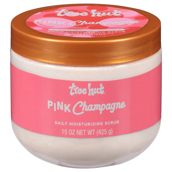 Tree Hut Pink Champagne Daily Moisturizing Scrub  Whipped Body Exfoliator  15 oz