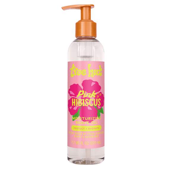 Tree Hut Pink Hibiscus Moisturizing Shave Oil, 7.7 fl oz