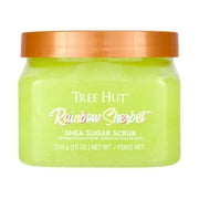 Tree Hut Rainbow Sherbet Shea Butter Sugar Body Scrub, 18 oz