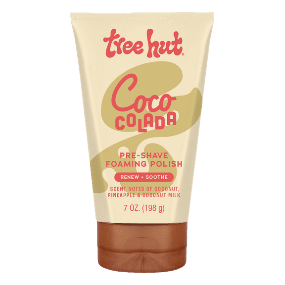 Tree Hut Coco Colada Exfoliating Pre-Shave Foaming Polish, 7 oz
