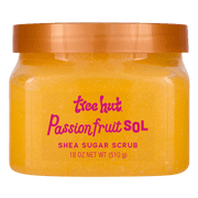 Tree Hut Passionfruit Sol Shea Butter Sugar Body Scrub, 18 oz